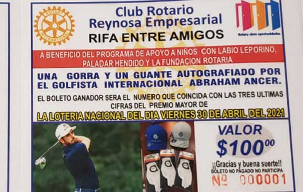 Abraham Ancer apoya cirugías para niños en Reynosa 1 boleto ok