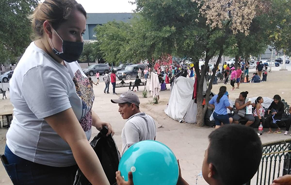 Llevan momentos de alegría a niños migrantes en Reynosa 1 181921448 2926739577601775 7144653324352193597 n