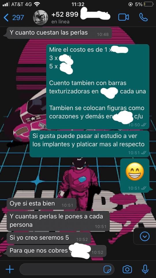 Quería descuento de ‘perlas’ en el pene; lo exhiben en redes 3 2