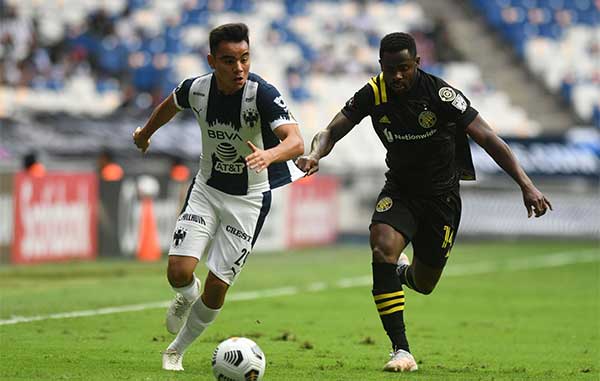 Rayados vence a Columbus 3-0 y está en semis de la Conca 2 RAYADDOS 3