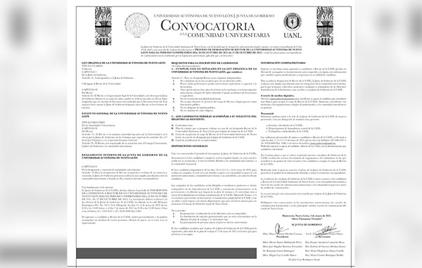 convocatoria