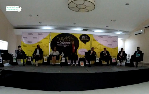 Pleito entre porras de Morena y PAN durante debate ciudadano 1 rey 2