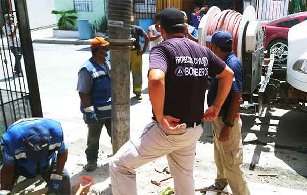 ¡Bravo! Bomberos de Reynosa salvan a 3 perritos tras 7 horas de trabajo 3 BOMBEROS 4