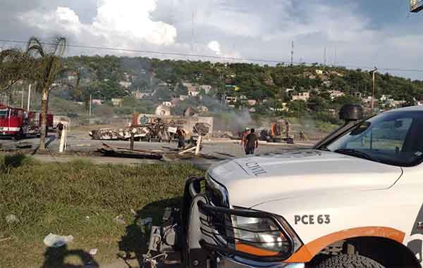 Explota gasera en Montemorelos; hay 2 heridos 1 EXPLOSION 2