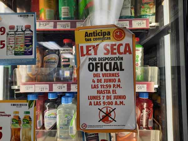 Invitan tiendas a anticiparse a Ley Seca 1 Ley seca 3