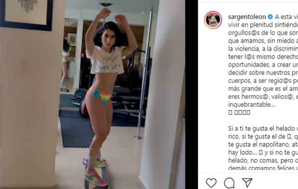 María León da su apoyo a comunidad gay 1 MARIA LEON