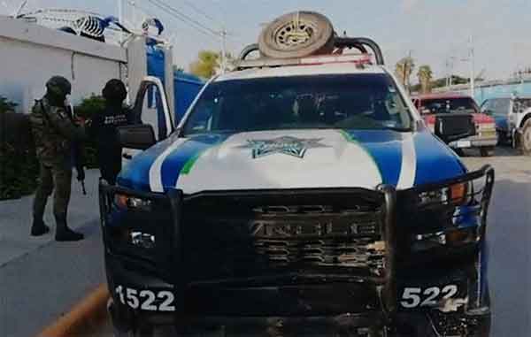 Hay fuerte movilización en Reynosa por llamada falsa 1 POLICIA