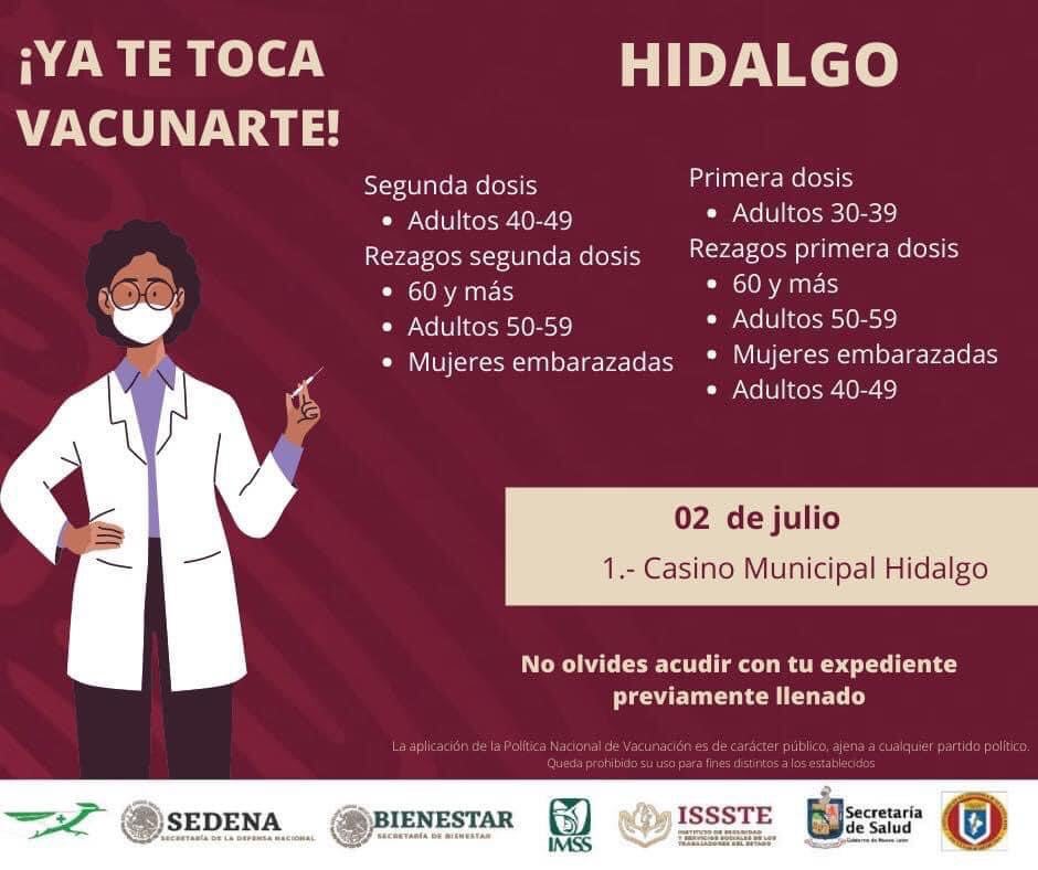 Inicia vacunación en grupo de 30 a 39 años en Nuevo León 6 204728593 816640598978672 215342844673189783 n