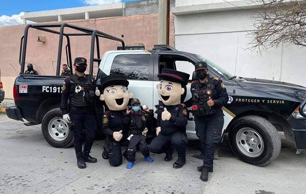 Hacen realidad sueño de niño de ser policía 2 209925079 1698031100403907 6269963856771643041 n