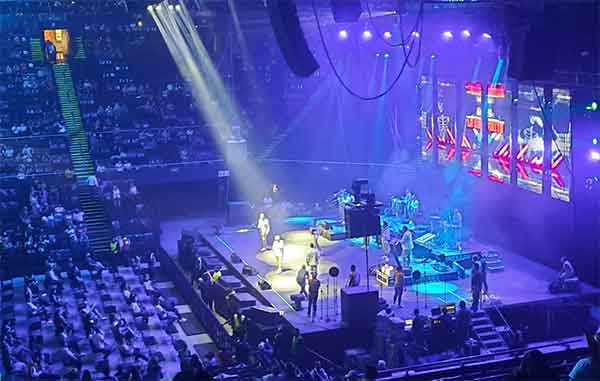 Ahora sí respetan medidas sanitarias en Arena Monterrey 1 CONCIERTO