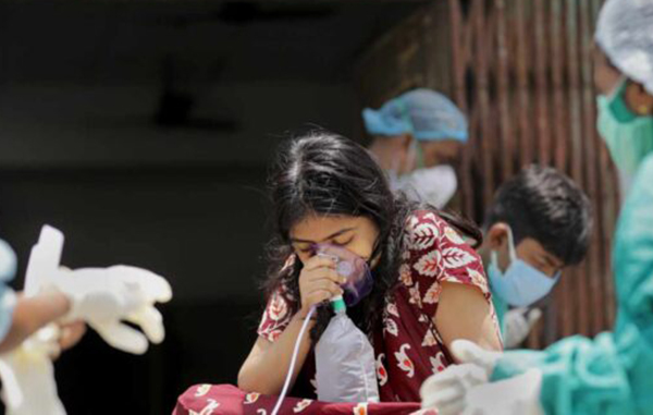 Covid-19 crisis in Kolkata, India.