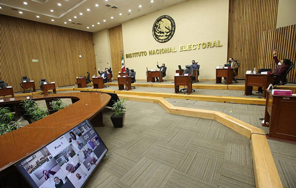 La coordinación Nacional de Comunicación Social de la Sesión Extraordinaria del Consejo General, realizada el día 19 de octubre de 2020.