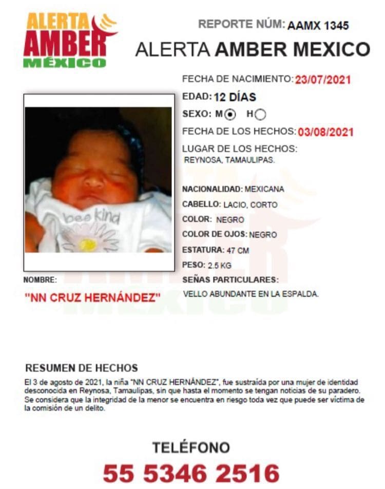 Activa FGJT Alerta Amber por robo de menor en Reynosa 1 231792479 834066774146710 1612605953717036798 n