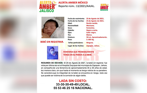 alerta amber