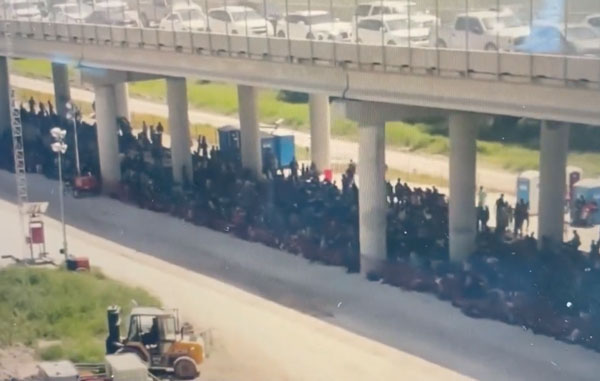Instalan centro de detención migratoria bajo puente Anzaldúas 1 mission