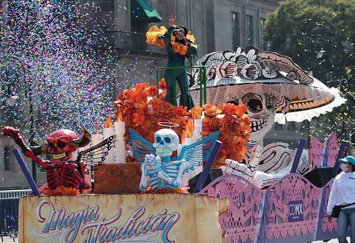 Gran colorido muestra desfile Internacional del Día de Muertos en CDMX (fotogalería) 6 MUERTOS 6