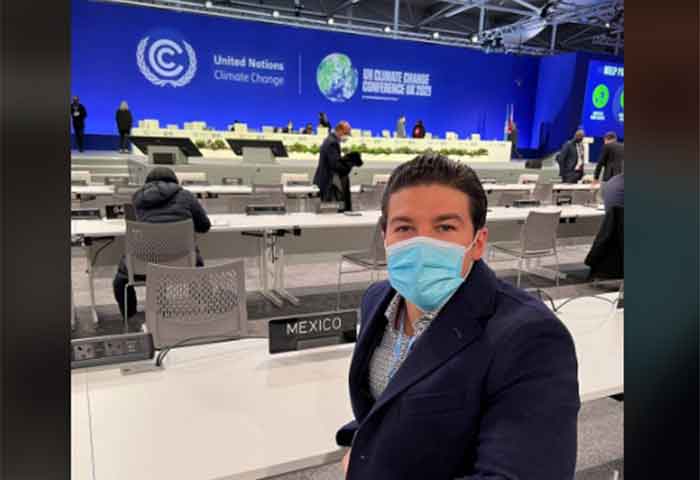 Samuel García llega a Cumbre Climática en Escocia 1 SAMUEL GARCIA 5