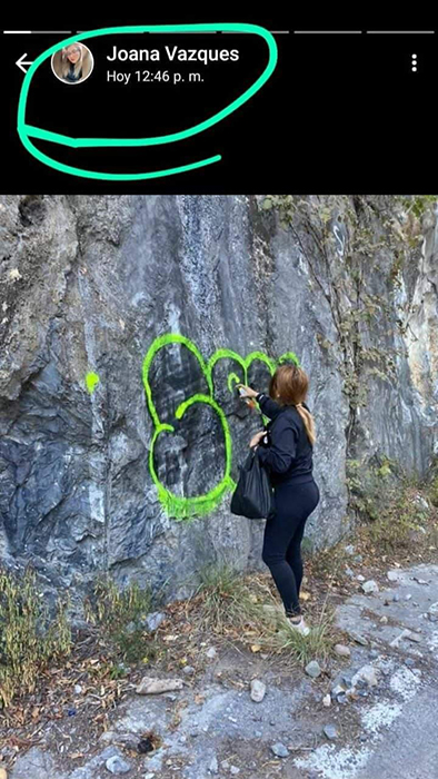 Vandaliza la Sierra de Santiago… lo presume en el Facebook 1 255860052 290814762927289 1127688277799741852 n