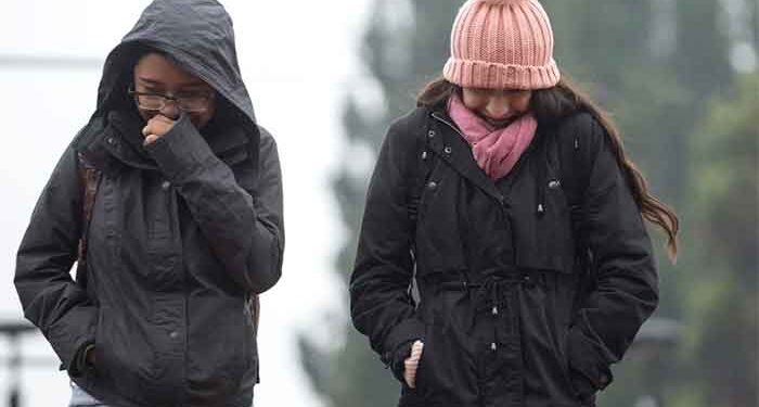 A cuidarse: frente frío número 8 provocará descenso en temperatura