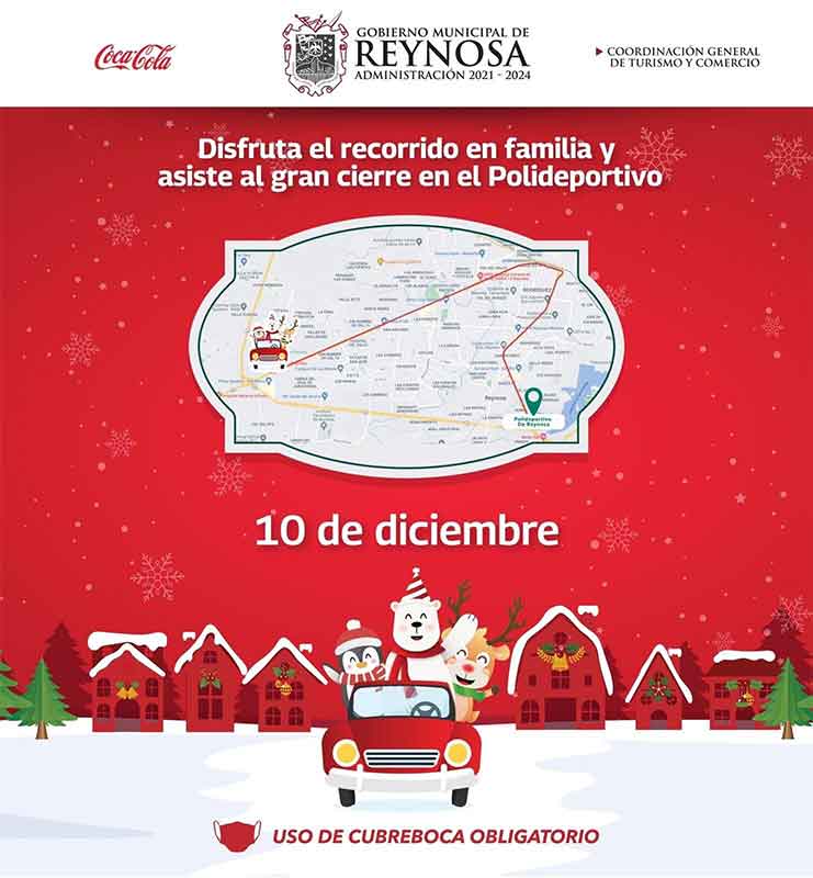 Llega Desfile Navideño 2021 a Reynosa, este 10 de diciembre 1 ANUNCIO