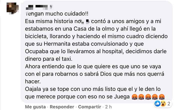 Joven pide ayuda por la madrugada, temen pueda cometer ilícito 2 CARACOLES 2