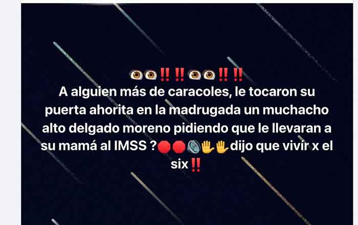 Joven pide ayuda por la madrugada, temen pueda cometer ilícito 1 CARACOLES