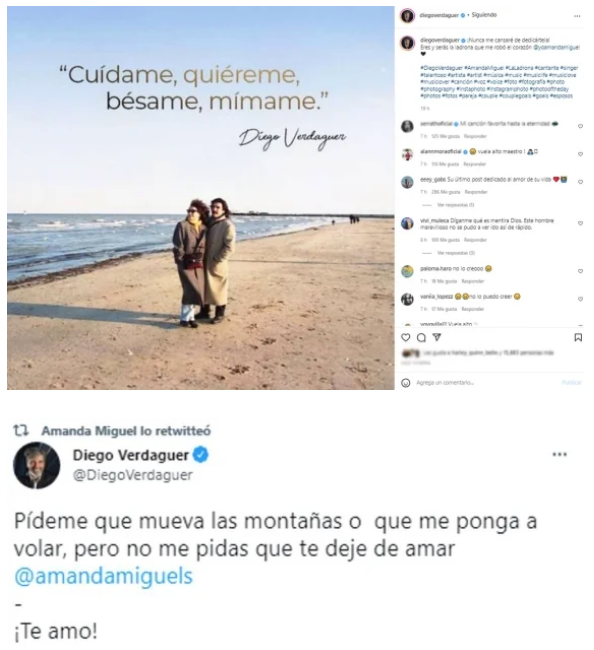 Así se despidió Diego Verdaguer de Amanda Miguel, su gran amor 1 Captura de Pantalla 2022 01 28 a las 9.19.36