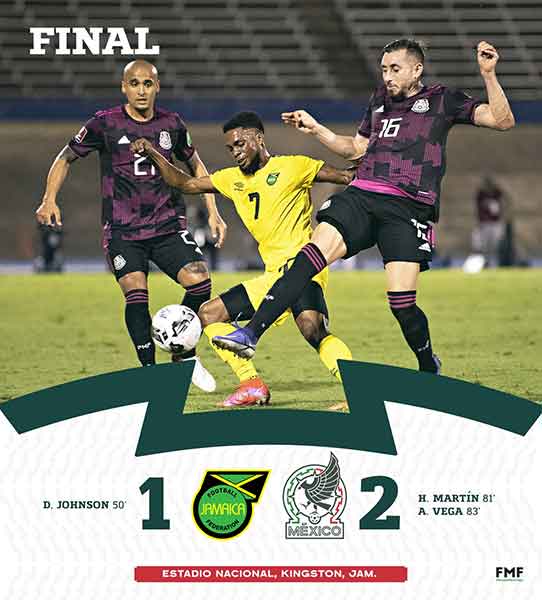 ¡Uff! México sufre, pero vence a Jamaica 2-1 3 JUEGO 1