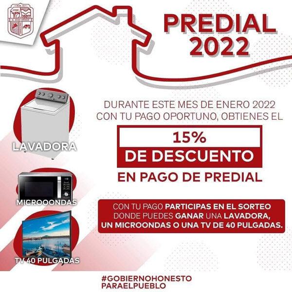 Exhorta alcaldesa a aprovechar descuentos del predial 1 Predial Diaz Ordaz
