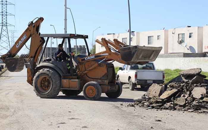 Supervisa alcalde Carlos Peña trabajos de Servicios Primarios 1 REYNOSA 8
