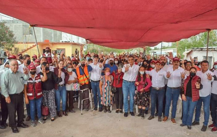 Toman protesta a comités de Defensa de la 4T en Río Bravo 4 mil