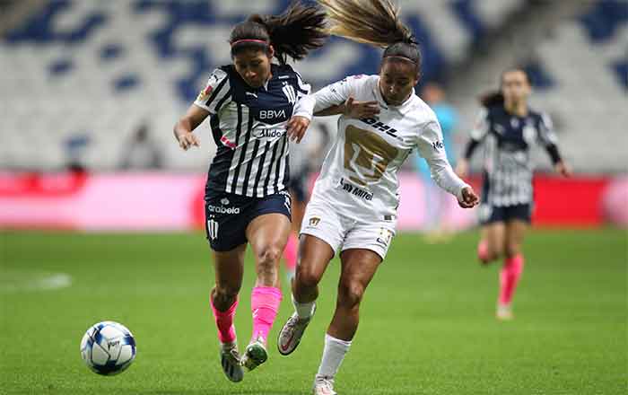 Otra victoria de Rayadas; vencen 5-2 a Pumas 2 RAYADOS 4