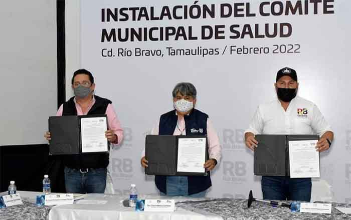 Instalan comité de salud municipal en Río Bravo 1 RIO BRAVO 2