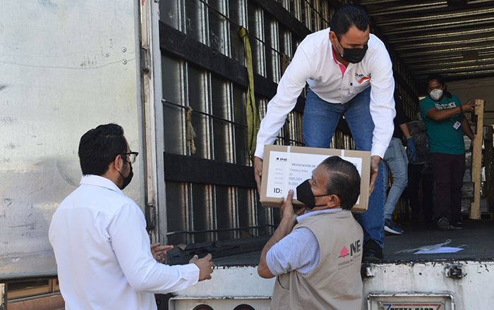 Arribaron a Reynosa papeletas para la Revocación de Mandato 1 270963617 675080020497043 242072655301872794 n