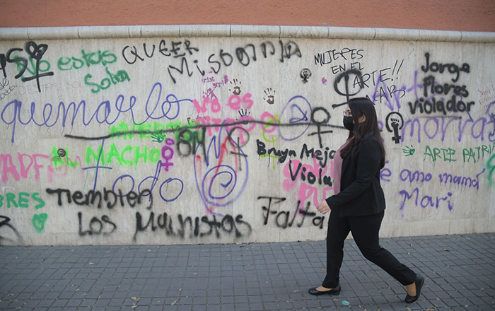 Contemplan conservar una parte del muro del Museo MARCO pintado por feministas 1 274992209 277518167878357 4987160064071087134 n