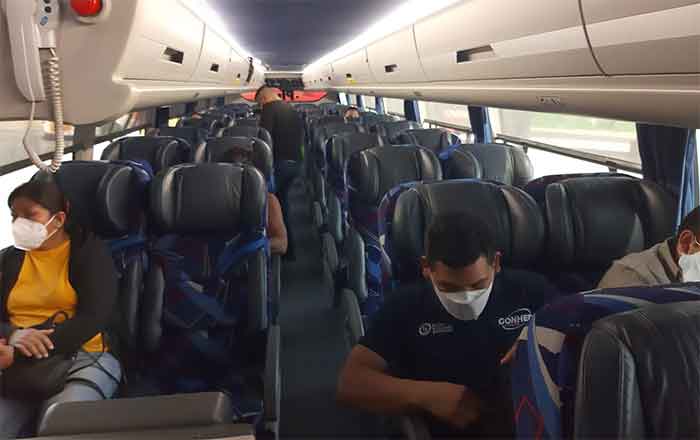 Llegan a Reynosa autobuses de dos pisos 1 INTERIOR