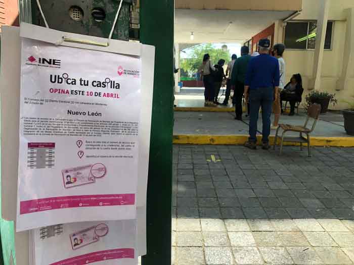 Afluencia de votantes es constante en Monterrey 2 Votacion NL 3
