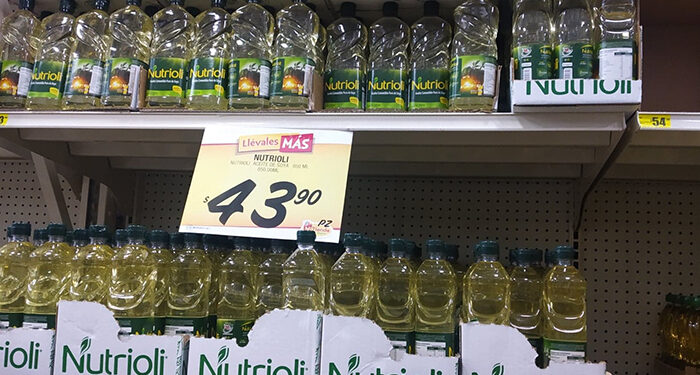 Escasez de materia prima eleva el precio de aceite vegetal