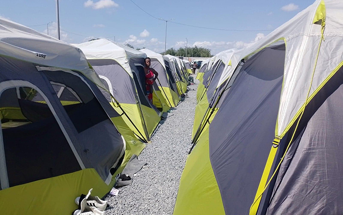 Donan casas de campaña a migrantes en Reynosa 3 289372047 1098096640779445 7180092761945178691 n