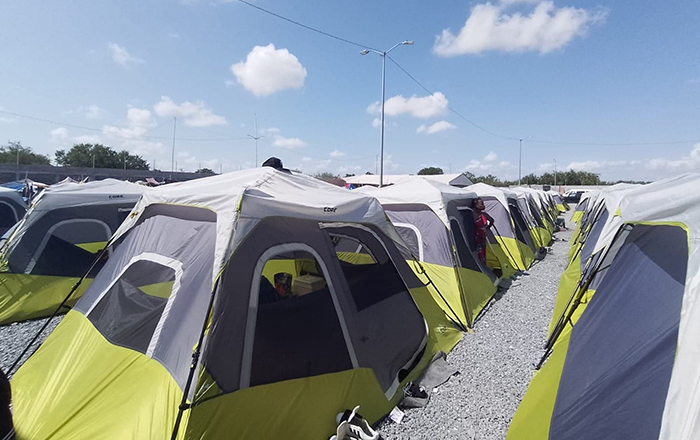 Donan casas de campaña a migrantes en Reynosa 1 289806530 1754866144876185 8423881205691177032 n