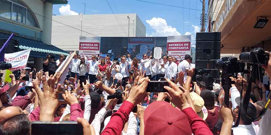 Esta constancia es de los tamaulipecos: Américo Villarreal 4 AMERICO 4 1