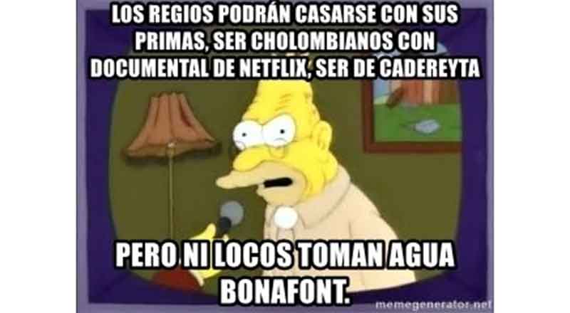 En plena sequía regios ‘discriminan’ a Bonafont 2 BONAFONT 3