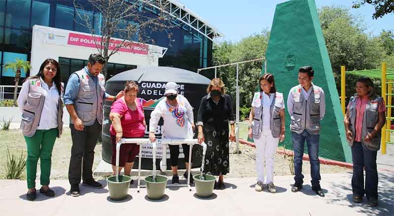 Instalan puntos de abastecimiento de agua en Guadalupe 1 GUADALUPE 2 1