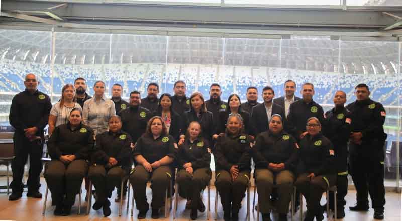 Cristina Díaz reconoce a paramédicos de la Cruz Verde Guadalupe 2 GUADALUPE 6