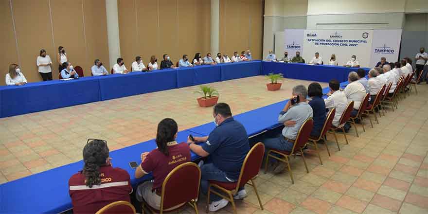 Encabeza Chucho Nader instalación del Consejo Municipal de PC 1 TAMPICO 2 8