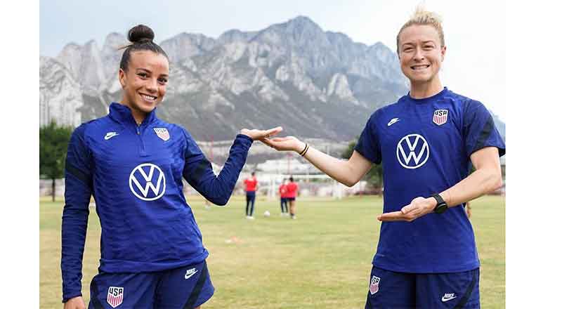 Llegando y llegando: Estados Unidos ya entrena en Monterrey 2 USA FEM 3