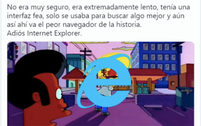 Con 'memes' le dicen adiós a Internet Explorer 1 e