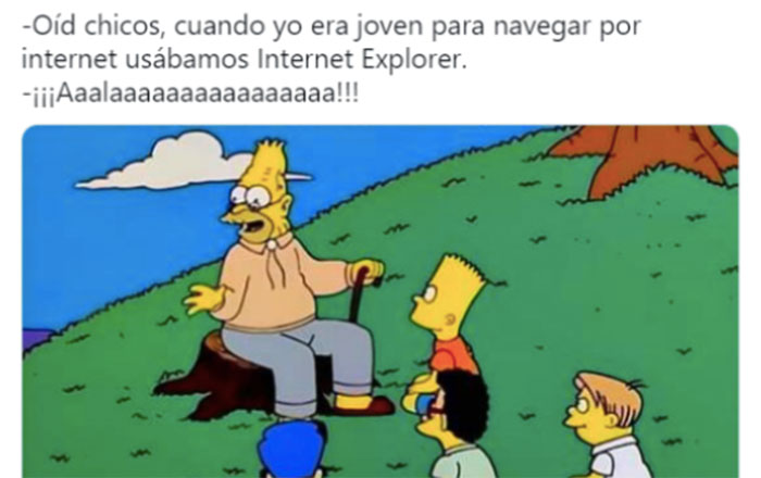 Con 'memes' le dicen adiós a Internet Explorer 3 s