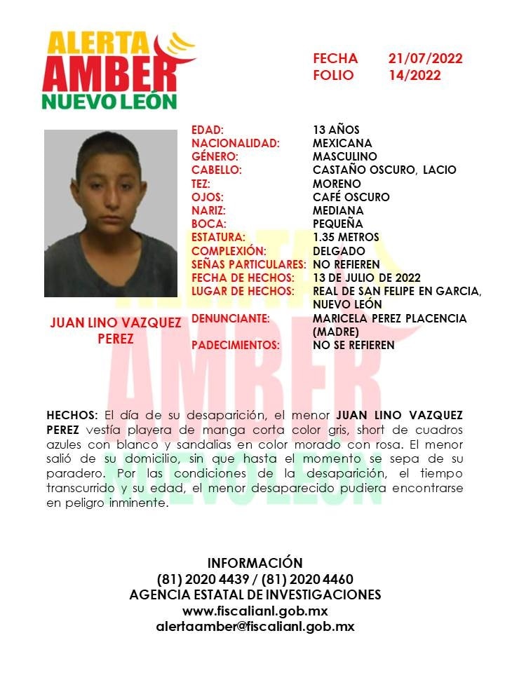Activan Alerta Amber por adolescente desaparecido en García 1 289050140 1275771813226504 5564847474306199063 n