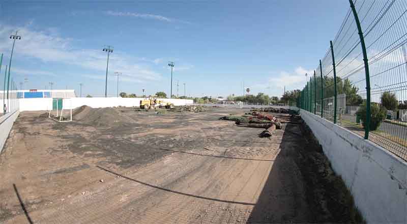Rehabilitan canchas de unidad deportiva en Nuevo Laredo 1 CANCHAS 2
